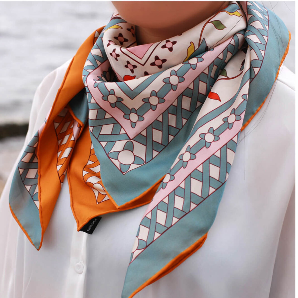 Silk scarf