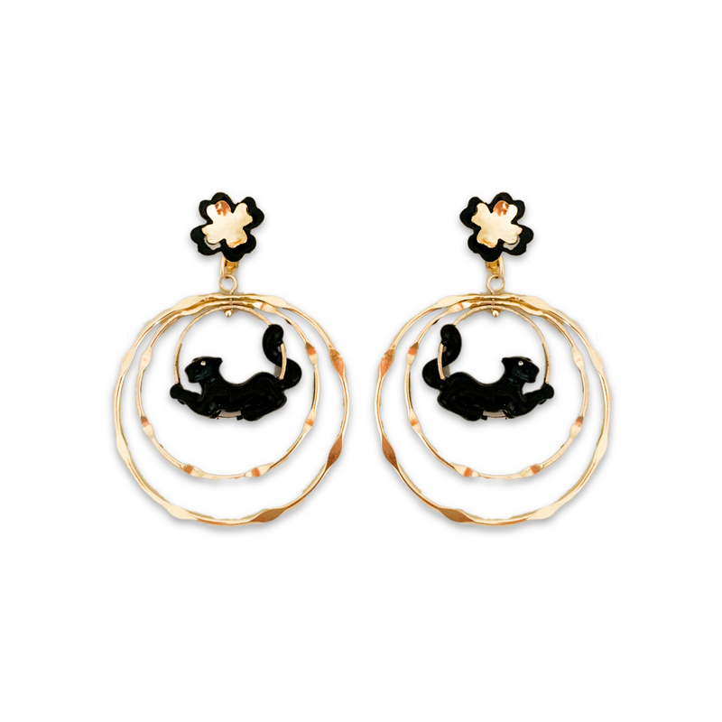 Panther Earrings