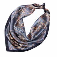 Selena silk scarf + gold horsebit